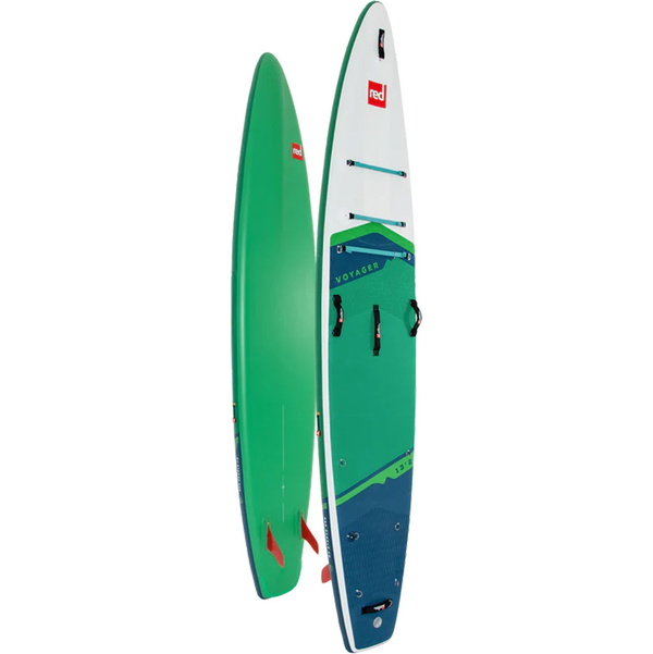 2024 Red Paddle Co 13'2'' Voyager Plus MSL Stand Up Paddle Board , Borsa, Pompa E Hybrid Tough Paddle 001-001-002-0065 - Green